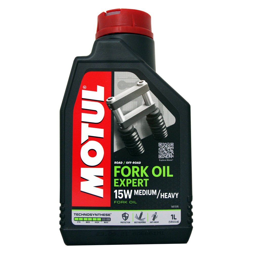 【易油網】 motul fork oil expert 15 w heavy 合成前叉油