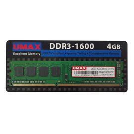 UMAX 桌上型記憶體 4GB DDR3 1600 ( 512*8 ) ( DDR3 1600 4GB 512*8 )