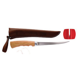 ◎百有釣具◎Berkley貝克力 6吋木柄魚刀(Wooden Handle Fillet Knife-6in) 附贈磨刀器