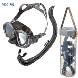 台灣潛水－V-DIVE VDC-F01FreeDiving Combo”F “面鏡 + SN09 呼吸管(可摺式）