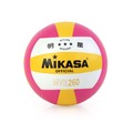 MIKASA 膠皮製排球_MVR-260_紅黃白