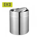【EKO】方迪桌面垃圾桶1.5L (銀色)