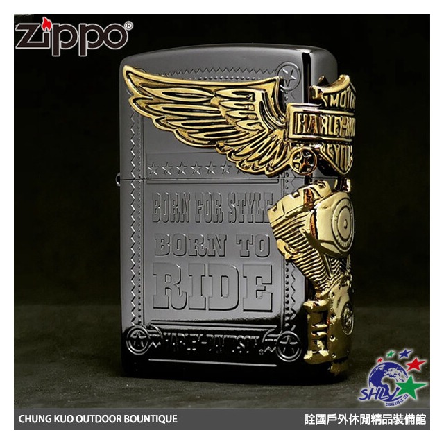 詮國】Zippo 日系經典打火機- Harley Da - 詮國戶外休閒精品裝備館