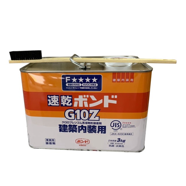 KONISHI 日本 G10Z 43048 室內裝修用環保強力膠(不含甲醛甲苯) 3kg /罐