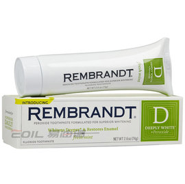 【易油網】Rembrandt 深層增白牙膏 74g(綠)