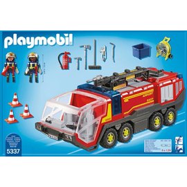 Playmobil 摩比人城市系列機場消防車 附聲光效果 Pm 人偶約高7 5 Cm Pchome商店街 台灣no 1 網路開店平台