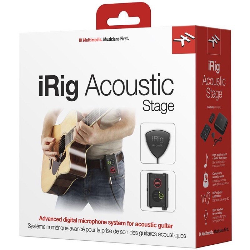 民風樂府》iRig Acoustic Stage 麥克風型拾音器專業型為原聲吉他打造的