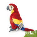 缺《寵物鳥世界》 金剛鸚鵡娃娃 紅 絨毛玩偶 布偶 鳥娃娃 kw 016