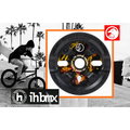 [I.H BMX] Shadow Sabotage Sprocket 塑料防護罩齒盤 25T 黑金潑墨色 特技腳踏車