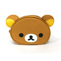 拉拉熊臉型收納包 Rilakkuma 懶懶熊 化妝包 旅行包 筆袋 SAN-X 日本 iaeShop
