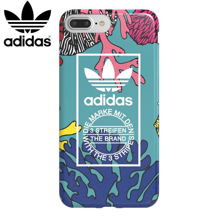 出清 adidas iPhone 7/8 PLUS 珊瑚 彩繪新款 TPU Cover 手機套/保護套/27072