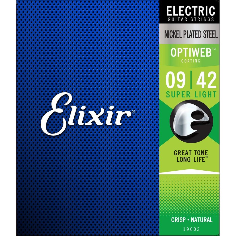 《民風樂府》Elixir 頂級電吉他弦 Optiweb 09-42 全新品公司貨