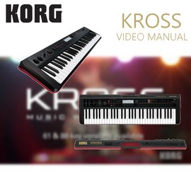 【非凡樂器】KORG KROSS 61鍵可攜式合成器鍵盤工作站 / 贈琴袋 公司貨保固