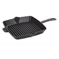 [特價促銷]-法國 STAUB 鑄鐵 牛排烤盤 單柄牛排鍋 (黑色-40509-521) 30 x30cm