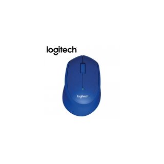 【Logitech 羅技】M331 SILENT PLUS 靜音無線滑鼠 藍