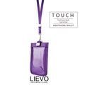 LIEVO-TOUCH頸掛式真皮手機套5.7-深紫紅 iPhone 7 plus / Note 5 / 5.7 吋螢幕以下手機皆適用)TC05-DV