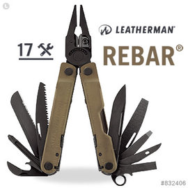 美國原廠 Leatherman REBAR 狼棕款工具鉗-#LE REBAR COYOTE 832406