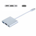 【EC數位】 TYPE-C 輸入 HDMI /USB TYPE-C 充電 TYPE-A輸出 轉接線 轉接器 MHL