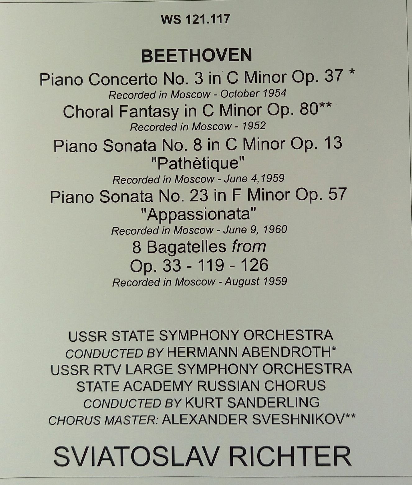 Richter Beethoven Piano Concerto - PChome 商店街