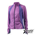 PolarStar 女 UV CUT抗風外套『紫』P17110 防曬外套休閒外套吸濕排汗外套登山健走路跑外套穿指式袖口外套立領連帽外套男女運動外套桃紅