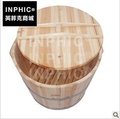 INPHIC-木桶 特價大款蒸米桶 蒸飯木桶 原木木桶,飯桶,蒸飯桶 35cm