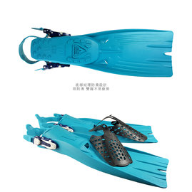 台灣潛水---V.DIVE F776 全橡膠 可調式蛙鞋