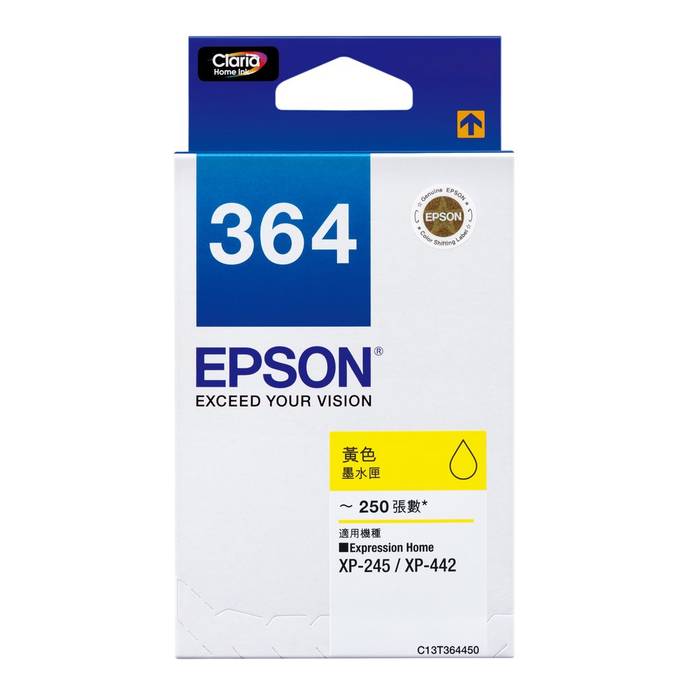 EPSON 原廠墨水匣 T364450-黃T364