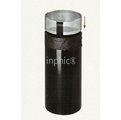 INPHIC-時尚廢舊電池收集桶 不鏽鋼圓形垃圾桶 創意社區回收桶 收納桶 附活動圈垃圾桶