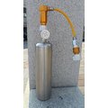 CO2補充鋼瓶-不鏽鋼氣泡水生成瓶專用~專利設計 -可重覆使用-營本部