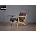 INPHIC-北歐鄉村風橡木皮藝沙發 美式個性復古布藝單人沙發休閒椅-A款_S1910C