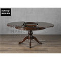 INPHIC-美式中式餐桌椅 折疊餐桌 現代伸縮圓桌橡木餐桌功能餐桌_S1910C