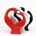 INPHIC-歐式家居裝飾品擺飾 陶瓷創意工藝品擺設 天鵝之吻 時尚