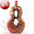 INPHIC-陶藝福壽葫蘆（紅）原創手工陶藝工藝品擺飾