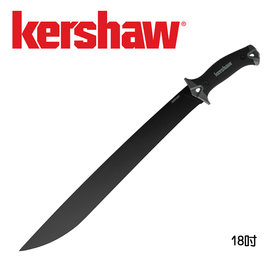 【詮國】Kershaw 美國名刀廠 - CAMP 18 黑刃大砍刀 / 65Mn 高碳鋼 - 1074
