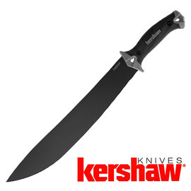 【詮國】Kershaw 美國名刀廠 - CAMP 14 黑刃砍刀 / 65Mn 高碳鋼 - 1076