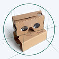 Google VR [牛皮色現貨] Cardboard 2二代 3D 眼鏡 虛擬實鏡 紙盒版 聖誕禮物 交換禮物 HTC