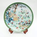 INPHIC-ZF-P109 景德鎮陶瓷盤畫 裝飾盤 粉彩盤 掛盤 百子圖 工藝擺飾