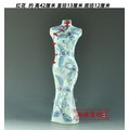 INPHIC-青花瓷 景德鎮 古典裝飾擺飾 旗袍 桌面 裝飾品 花瓶 現代時尚