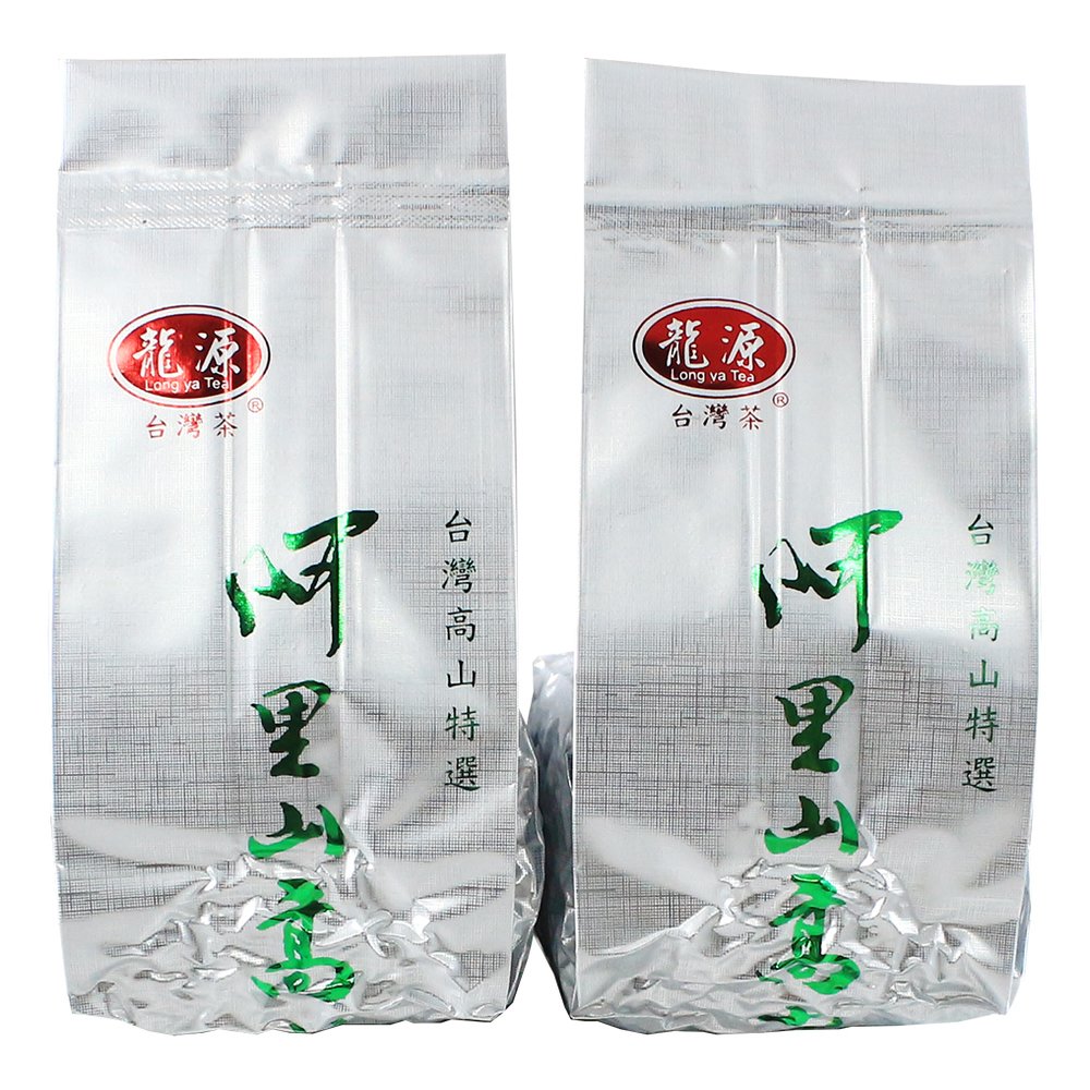 【龍源茶品】阿里山-頂級香醇金萱茶葉2包組(150g/包)-附提袋-台灣茶