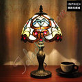 INPHIC-歐式莊園巴洛克復古創意彩色手工玻璃檯燈_S2626C