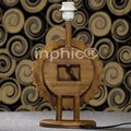 INPHIC-藝術木質燈 歐式創意檯燈 時尚床頭燈 太陽圖騰裝飾燈S
