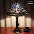 INPHIC-歐式風情復古蜻蜓奢華手工檯燈別墅臥室裝飾燈燈飾_S2626C