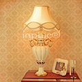 INPHIC-頂級 歐式陶瓷檯燈 臥室床頭客廳檯燈 燈 家居檯燈布藝
