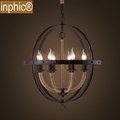 INPHIC-loft燈美式客廳燈具個性餐廳燈復古麻繩工業風吊燈