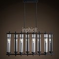 INPHIC-美式 北歐蠟燭吊燈 八頭鐵藝工業風吊燈loft 吧臺餐桌吊燈