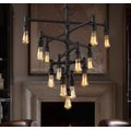 INPHIC-loft特色工業風創意餐廳燈酒吧咖啡廳美式復古吊燈鐵藝燈水管吊燈 九頭