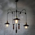 INPHIC-復古LOFT工業風吊燈三頭餐桌燈客廳升降燈 可伸縮吊燈