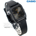 CASIO卡西歐 LQ-142E-1A 復古簡約方錶 橡膠錶帶 黑色 LQ-142E-1ADF 防水手錶 指針錶 兒童 女錶