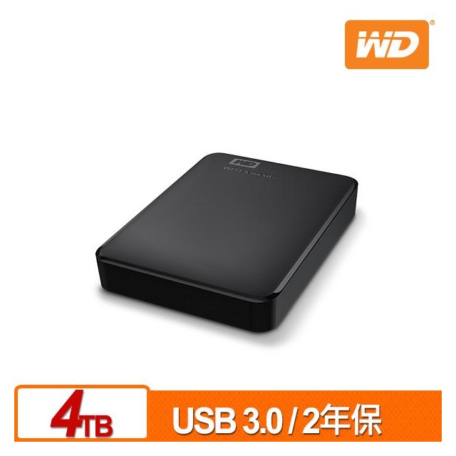 WD Elements 4TB 2.5吋行動硬碟(WESN)