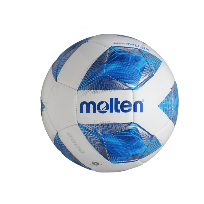 【H.Y SPORT】MOLTEN F5A2000 5號 合成皮足球 白藍 中華民國足球協會指定用球